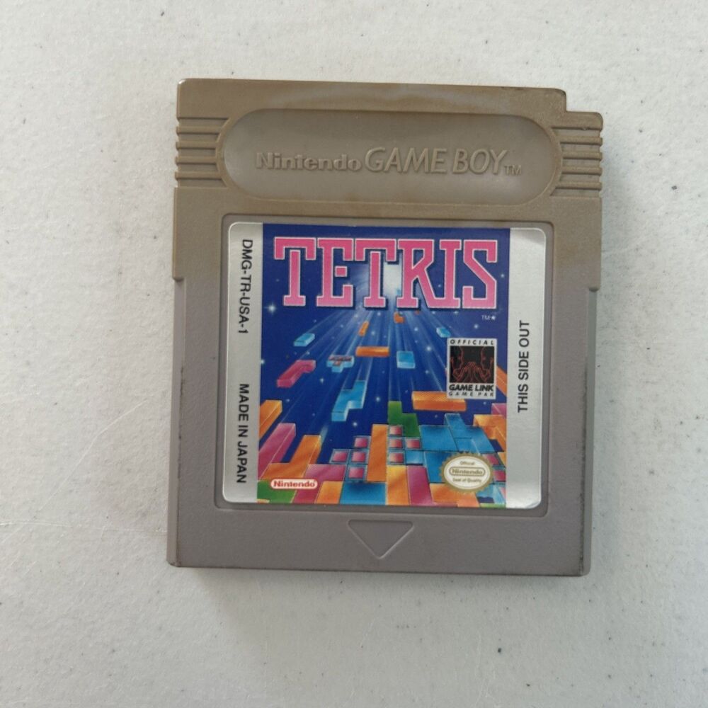 Tetris Nintendo Game Boy 1989 Original Authentic Cartridge Tested Works READ